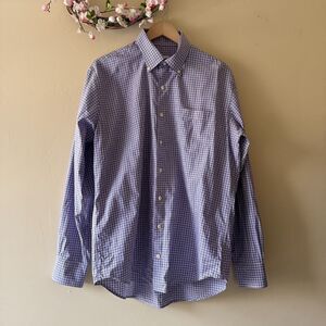 Peter Millar Plaid Shirt Mens Size L